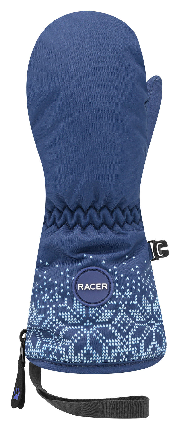 Manopla esquí niño azul. RACER BABYPRINT navy.